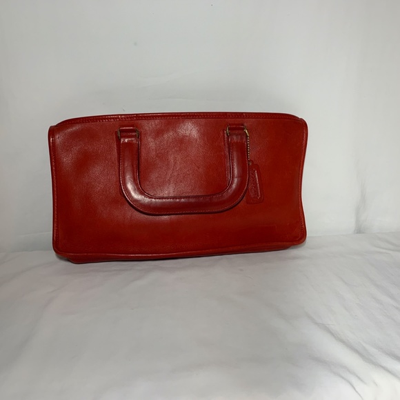 COACH Clutch Bag in Candy Apple Red - Picture 8 of 8